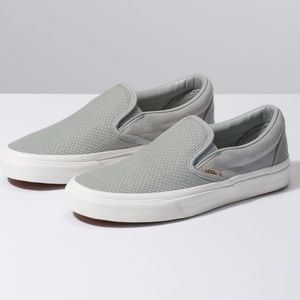 VANS woven check slip on